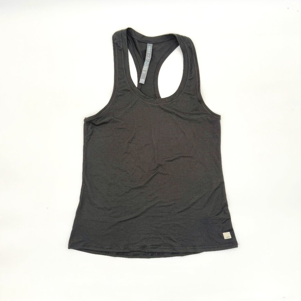 New Vuori Lux Performance Tank, Black, size Medium, UPF, Yoga, Running, workout